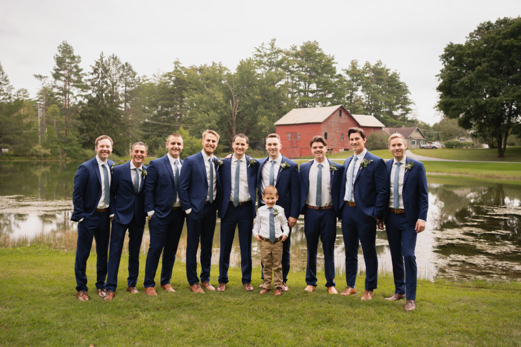 Brian and his group of groomsmen.